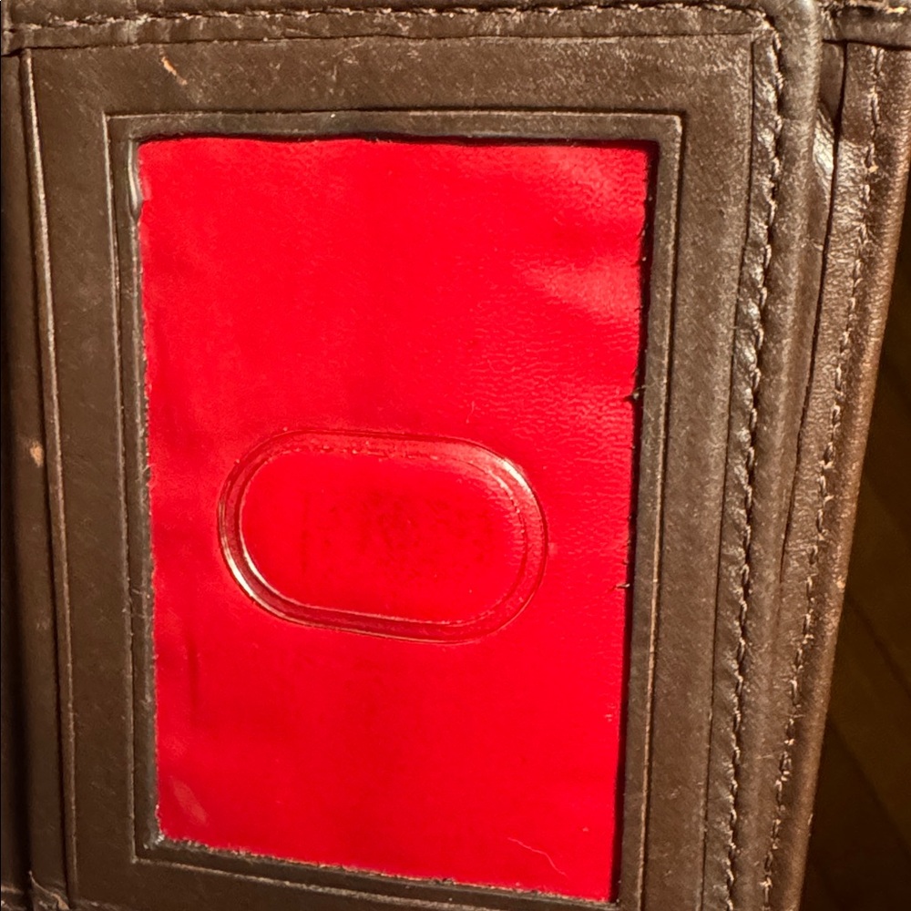 RARE VINTAGE DOONEY & BOURKE LEATHER ZEBRA PRINT WALLET - Picture 16 of 16